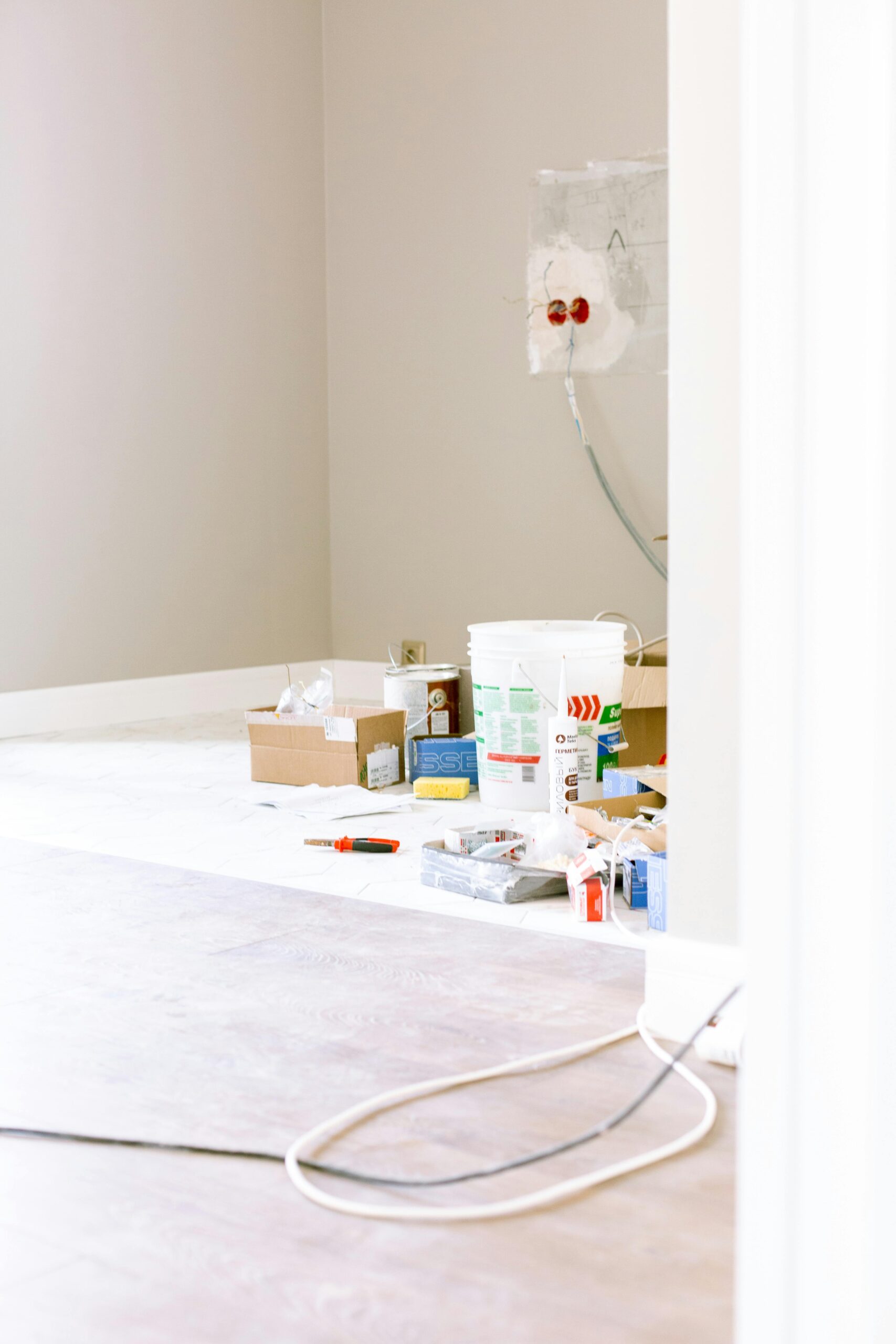 Mūro darbai ir tinkavimo darbai vienu etapu